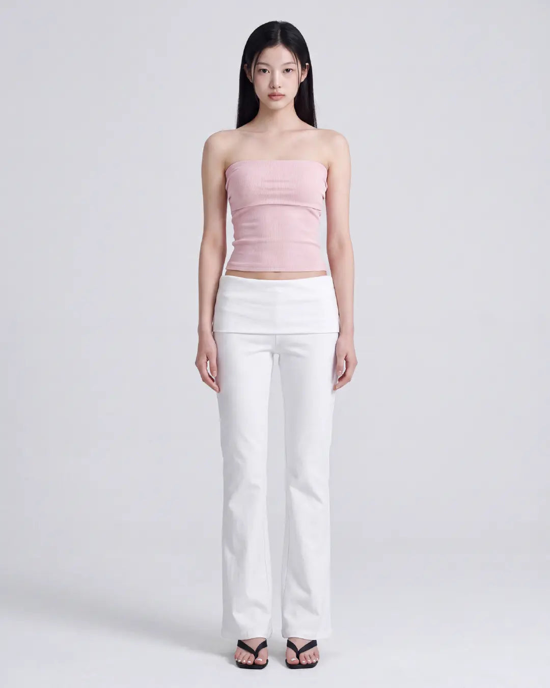 【Lyocell 面料｜絲滑親膚零觸感】韓系立體剪裁抹胸 Bra Top