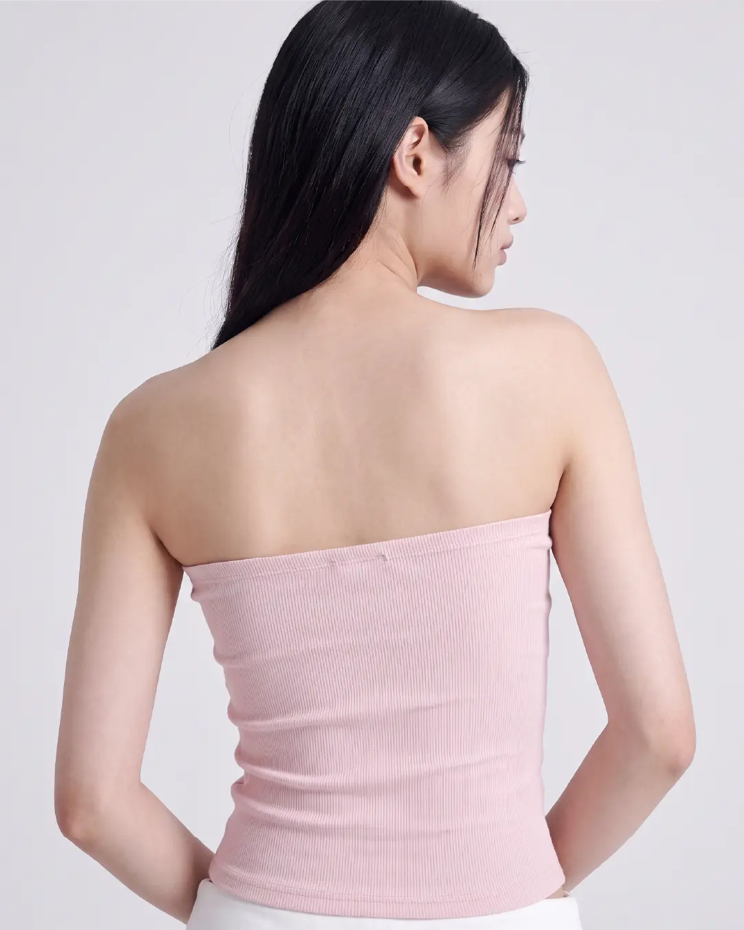 【Lyocell 面料｜絲滑親膚零觸感】韓系立體剪裁抹胸 Bra Top